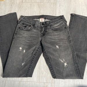 New True Religion gray jean